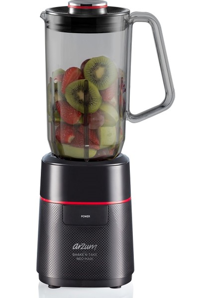 AR1174 Shake'n Take Neo Maxi Kişisel Smoothie Sürahi Blender – Siyah