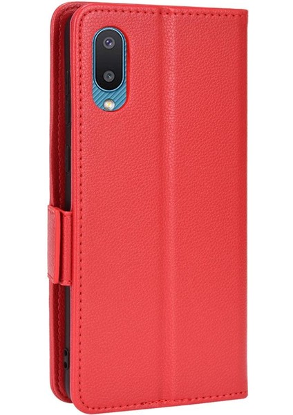 Samsung Galaxy A02 Manyetik Pu Deri Kart Yuvaları Tutucu Tarafı Için Kılıf (Yurt Dışından) modelleri