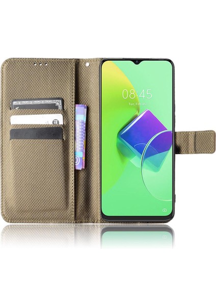 Tecno Spark 9 Pro Kapak Kart Tutucu Kickstand Manyetik Cüzdan Için Kılıf (Yurt Dışından) fırsatları