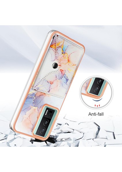 Xiaomi Poco F5 Pro 5g Yumuşak Tpu Tampon Mermer Ince Cüzdan Kartı (Yurt Dışından) fiyatları