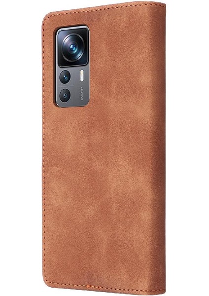 Xiaomi 12T Flip Kapak Için Flip Case Darbeye Deri Kılıf Cüzdan Basit (Yurt Dışından) fırsatları