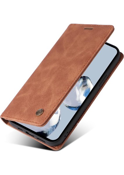 Xiaomi 12T Flip Kapak Için Flip Case Darbeye Deri Kılıf Cüzdan Basit (Yurt Dışından) indirimleri