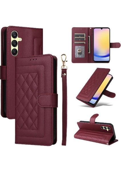 Samsung Galaxy A25 5g Için Flip Case Darbeye Kapak Kapak Basit Iş (Yurt Dışından)