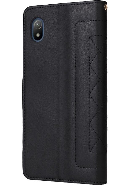 Colorful Shop Sony Xperia Ace Iii Için Flip Case Basit Iş Cüzdan Kapak Kılıfı (Yurt Dışından)