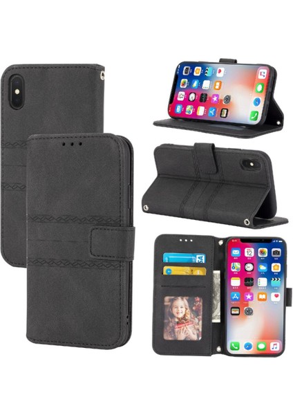 Iphone Xr Için Flip Case Manyetik Kapatma Cüzdan Kılıf Kickstand Darbeye (Yurt Dışından)