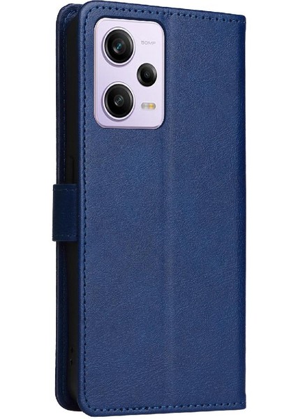 Xiaomi Poco X5 Pro 5g Için Flip Case Klasik Düz Renk Iş Cüzdan (Yurt Dışından)