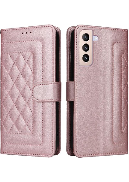 Samsung Galaxy S21 Artı Darbeye Dayanıklı Basit Iş Cüzdan Için Flip Case (Yurt Dışından)