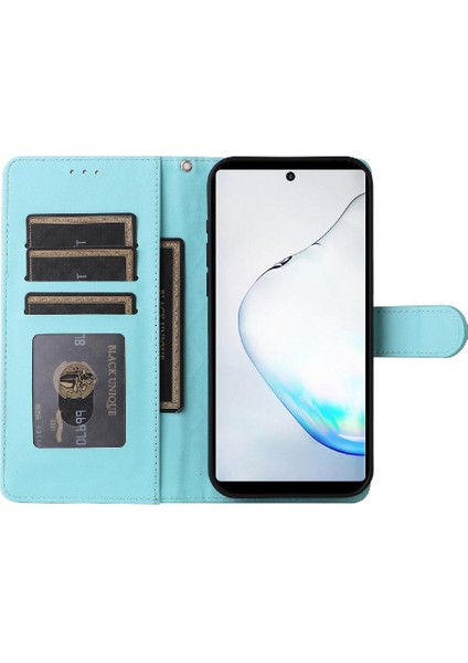 Samsung Galaxy Not 10 Artı Basit Iş Deri Kılıf Için Flip Case (Yurt Dışından)