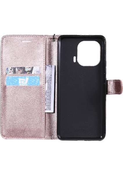Kart Yuvası Klasik ile Xiaomi 11 Pro Yüksek Kalite Deri Için Flip Case (Yurt Dışından)