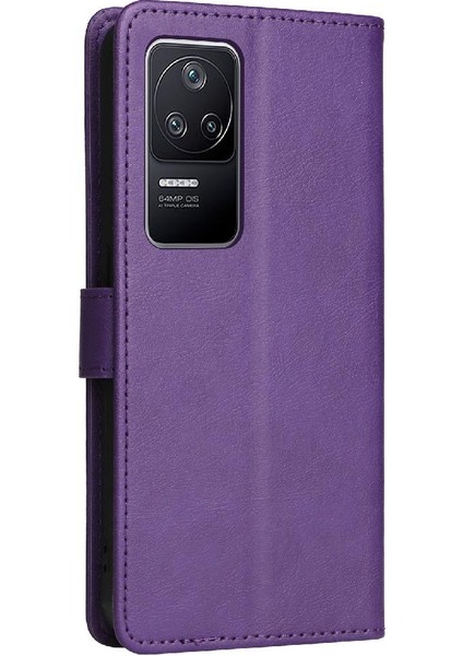 Xiaomi Poco F4 5g Için Flip Case Iş Cüzdan Telefon Kılıfı ile Kart Yuvası (Yurt Dışından)
