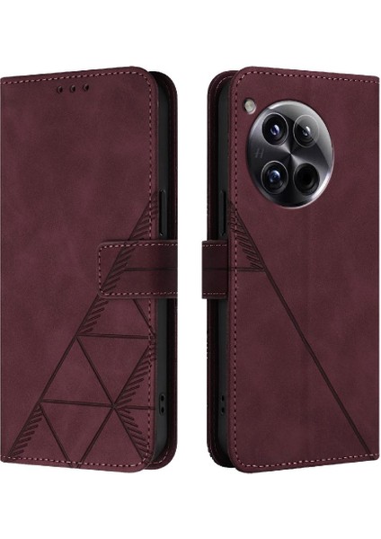 Oneplus 12 Için Kılıf 5g Kredi Kartı Tutucu Pu Deri Flip Folio Kitap Kapak (Yurt Dışından)