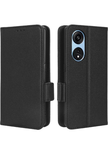 Oppo Için Kılıf Oppo 8t 5g Pu Deri Manyetik Kart Yuvaları Tutucu Cüzdan Yan (Yurt Dışından)