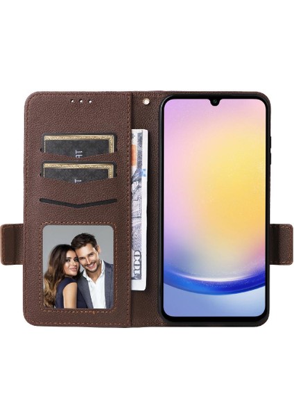 Samsung Galaxy A25 5g Manyetik Cüzdan Kart Yuvaları Tutucu Pu Yan (Yurt Dışından) fırsatları