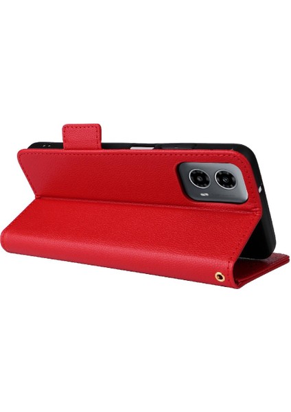 Motorola Moto G34 5g Manyetik Yan Toka Cüzdan Kart Yuvaları Pu (Yurt Dışından) fırsatları