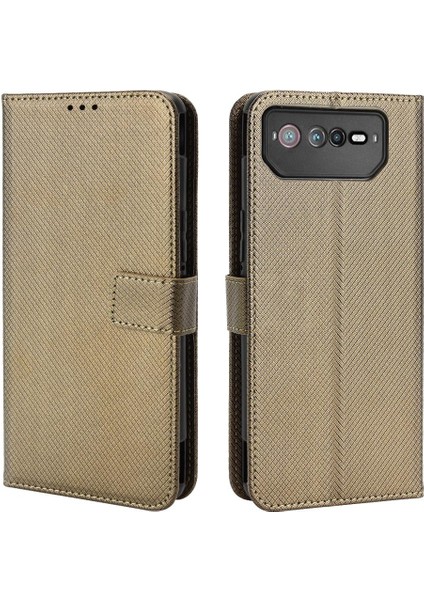 Asus Rog Telefon 6 Kickstand Manyetik Cüzdan Kapak Kart Tutucu Için Kılıf (Yurt Dışından)