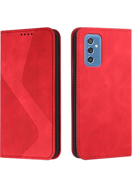 Samsung Galaxy M52 5g Cüzdan Kickstand Pu Deri Manyetik Kart (Yurt Dışından)