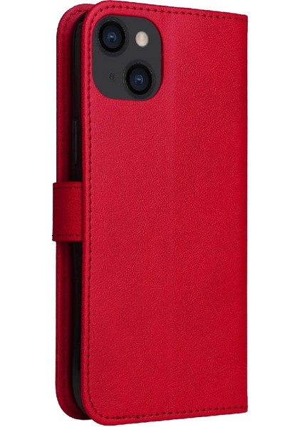 Kart Yuvası ile iphone 14 Için Flip Case Artı Yüksek Kaliteli Deri Klasik (Yurt Dışından)