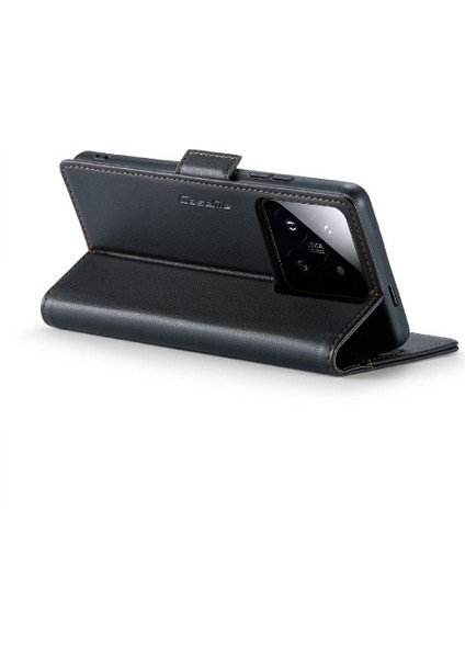 Xiaomi 14 Pro Darbeye Durumda Cüzdan Durumda Kickstand Anti (Yurt Dışından)