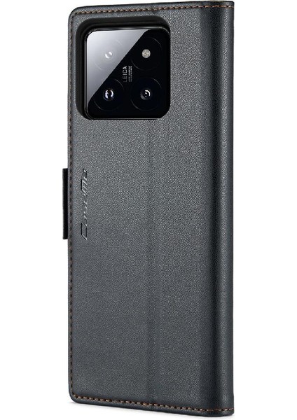 Xiaomi 14 Pro Darbeye Durumda Cüzdan Durumda Kickstand Anti (Yurt Dışından)
