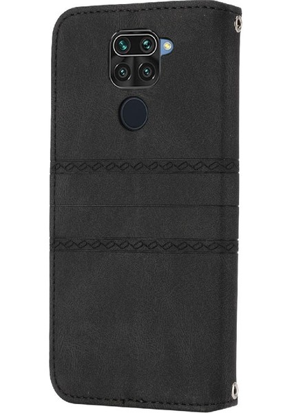 Xiaomi Redmi Not 9 Için Flip Case 4g Cüzdan Kılıf Kickstand Pu Deri (Yurt Dışından)