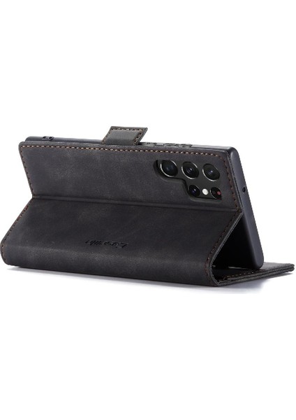 Samsung Galaxy S23 Ultra Kılıf Için Flip Case Kart Yuvası Kickstand Flip Folio (Yurt Dışından) fiyatları