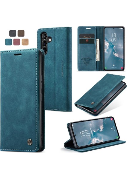 Samsung Galaxy A54 5g Için Flip Case Kart Yuvası Kickstand Vintage Pu (Yurt Dışından)