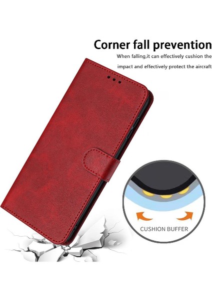 Toka Saf Renk Kickstand Pu ile Infinix Sıcak 30 4g Için Flip Case (Yurt Dışından)