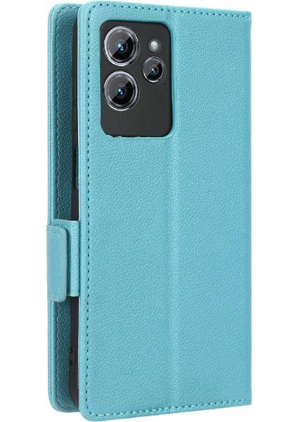 Oukitel C32 Yan Toka Cüzdan Manyetik Pu Deri Kart Yuvaları Için Kılıf (Yurt Dışından)