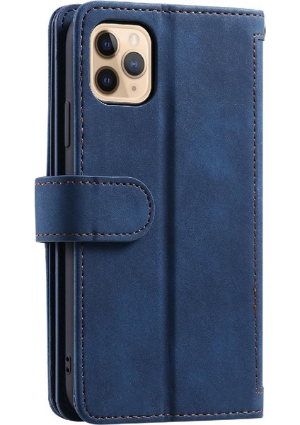 Iphone 11 Için Flip Case Pro Cüzdan Kordon Pu Deri 9 Kart Yuvaları (Yurt Dışından) indirimleri