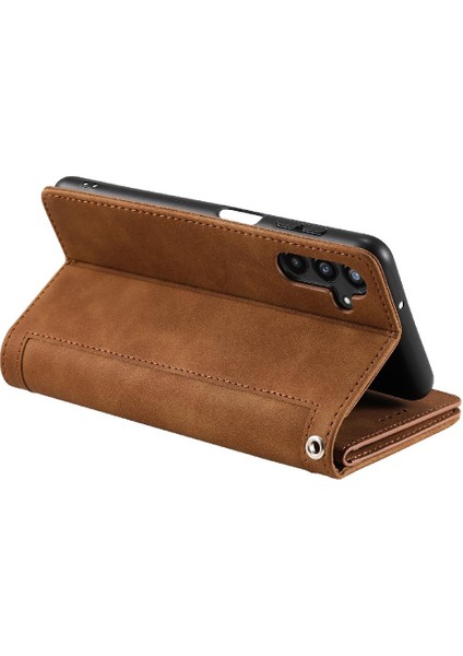 Samsung Galaxy A25 5g Kickstand Pu Deri 9 Kart Yuvaları Için Flip Case (Yurt Dışından) indirimleri