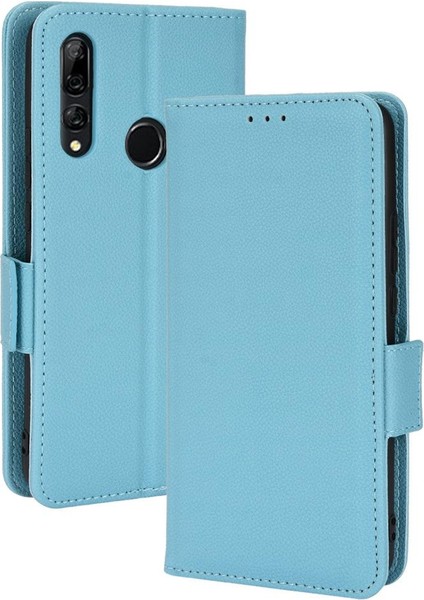 Huawei P Akıllı Z Pu Deri Kart Yuvaları Tutucu Yan Toka Cüzdan (Yurt Dışından)