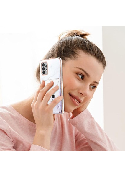 Samsung Galaxy A32 4g Yumuşak Tpu Tampon Ince Cüzdan Kart Yuvaları (Yurt Dışından) fiyatları