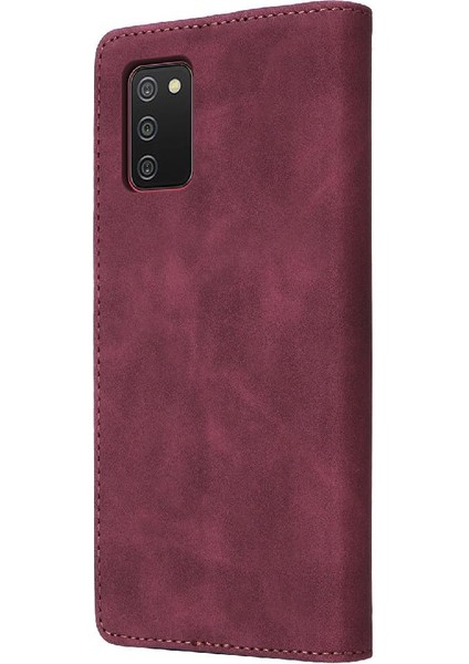 Samsung Galaxy A02S Cüzdan Deri Kılıf Basit Iş Için Flip Case (Yurt Dışından) indirimleri