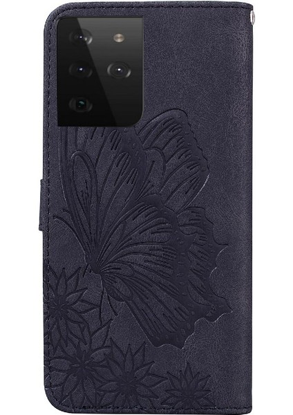 Samsung Galaxy S21 Ultra Kickstand Koruyucu Deri Cüzdan Için Kılıf (Yurt Dışından) fırsatları