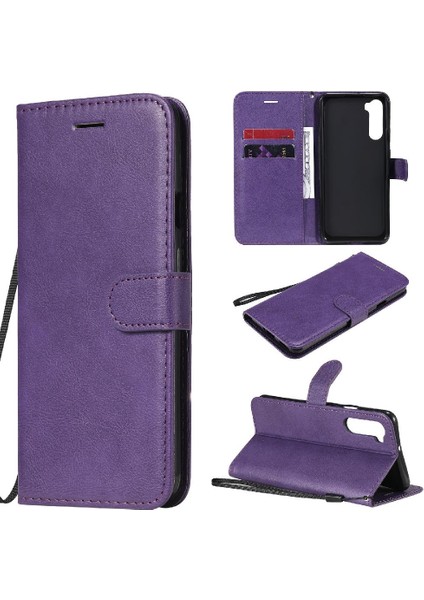 Kart Yuvası Katı ile Oneplus Nord Iş Cüzdan Telefon Kılıfı Için Flip Case (Yurt Dışından)