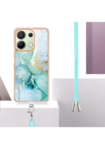 Xiaomi Redmi Için Not 13 4g Tampon Mermer Crossbody Kordon Askısı (Yurt Dışından)