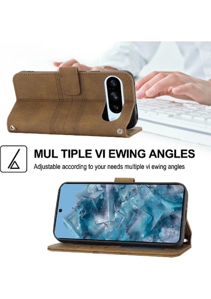 Google Piksel 9 5g Için Flip Case Pu Deri Manyetik Kapatma Darbeye (Yurt Dışından) fırsatları
