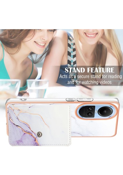 Oppo Oppo 10 5g Ince Cüzdan Mermer Yumuşak Tpu Tampon Kart Yuvaları Için Kılıf (Yurt Dışından) fiyatları