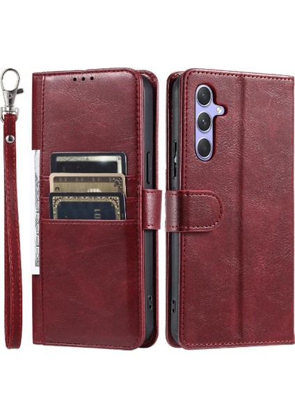Samsung Galaxy M13 5g Pu Deri Cüzdan 6 Kart Yuvaları Için Flip Case (Yurt Dışından)