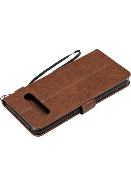 Lg V60 Klasik Düz Renk Iş Cüzdan Telefon Kılıfı Için Flip Case ile (Yurt Dışından) indirimleri