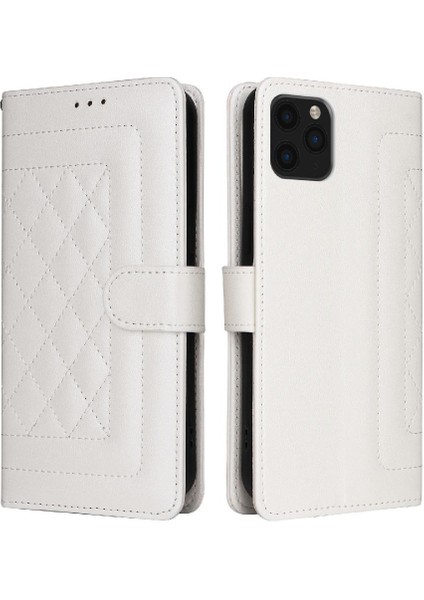 Iphone 11 Için Flip Case Pro Max Basit Iş Darbeye Cüzdan Deri (Yurt Dışından)