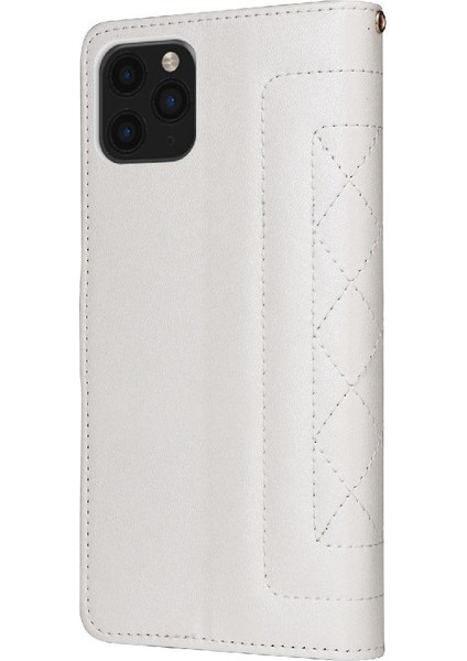 Iphone 11 Için Flip Case Pro Max Basit Iş Darbeye Cüzdan Deri (Yurt Dışından)