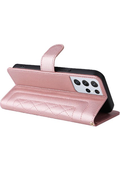 Samsung Galaxy S21 Ultra Darbeye Deri Kılıf Için Flip Case Basit (Yurt Dışından) indirimleri