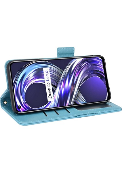 Realme 8i Cüzdan Pu Deri Manyetik Kart Yuvaları Tutucu Yan Toka Için Kılıf (Yurt Dışından) fırsatları