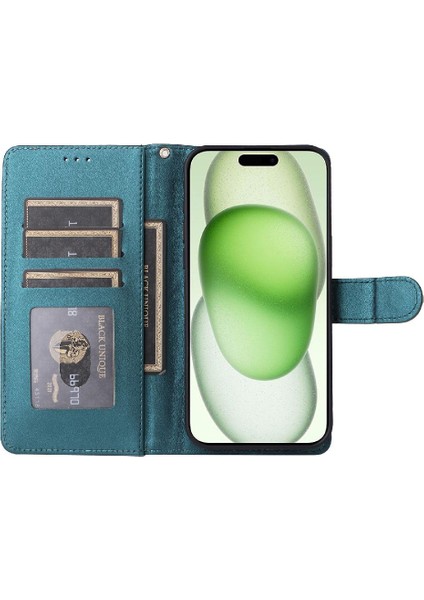 Iphone 15 Için Flip Case Artı Basit Iş Deri Kılıf Kapak Çevirin (Yurt Dışından) indirimleri