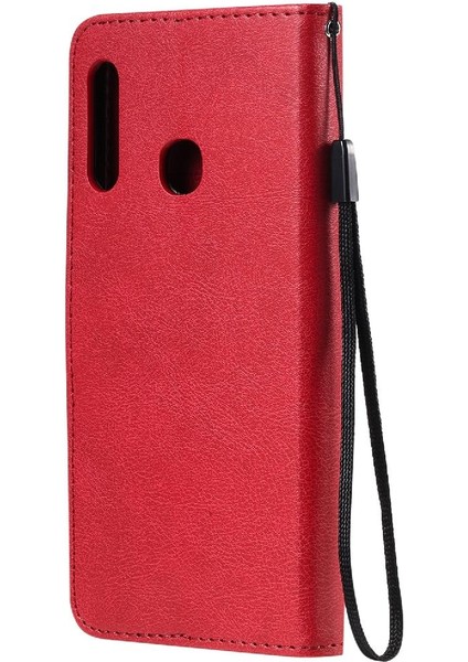 Kart Yuvası ile Samsung Galaxy A70E Için Flip Case Yüksek Kalite Deri Kılıf (Yurt Dışından)