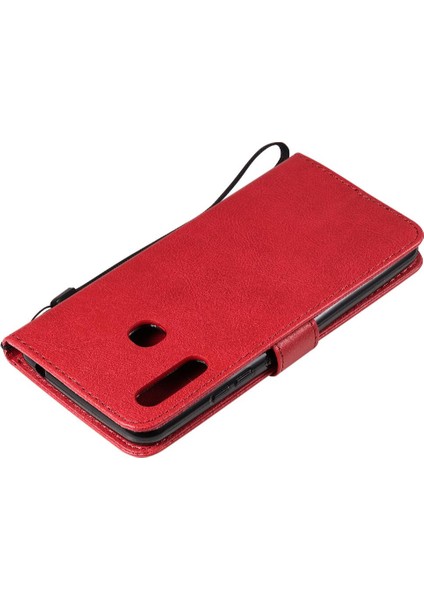 Kart Yuvası ile Samsung Galaxy A70E Için Flip Case Yüksek Kalite Deri Kılıf (Yurt Dışından)