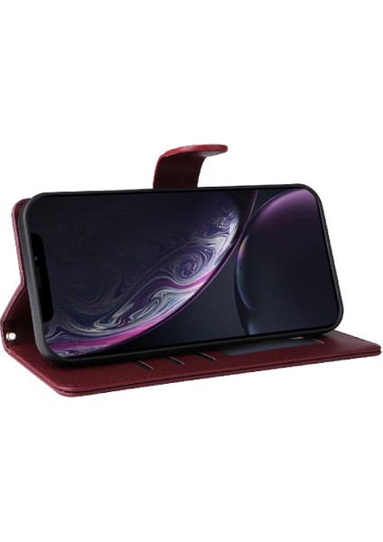 Iphone Xr Için Flip Case Deri Kılıf Kapak Darbeye Cüzdan Basit (Yurt Dışından) fırsatları