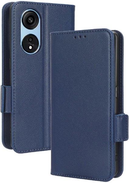 Oppo Için Kılıf Oppo 8t 5g Pu Deri Manyetik Kart Yuvaları Tutucu Cüzdan Yan (Yurt Dışından)