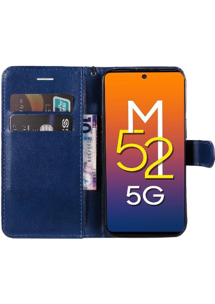 Samsung Galaxy M52 5g Için Flip Case Kart Yuvası ile Yüksek Kaliteli Deri (Yurt Dışından) indirimleri